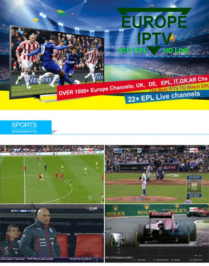 Tomada & jogo espertos de Iview Iptv Apk 720p -1080p do futebol de EPL para o PC da tabuleta de Android