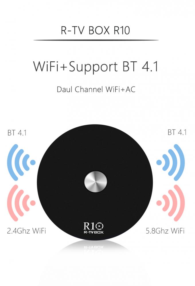 Caixa esperta multilateral Wifi duplo Ott da tevê de Rockchip Android das línguas com FD